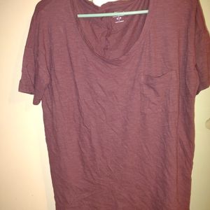 Woman's Old Navy plum colored Shirt
